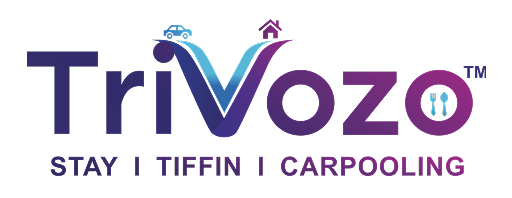 TriVozo — Stay | Tiffin | Carpooling