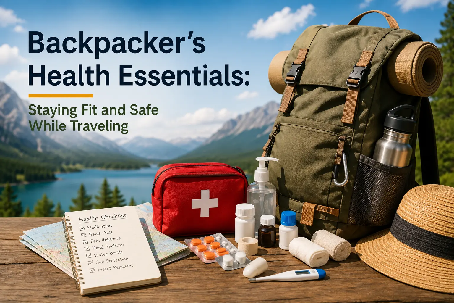 backpacker`s Health Essentials: Staying Fit and Safe While Traveling