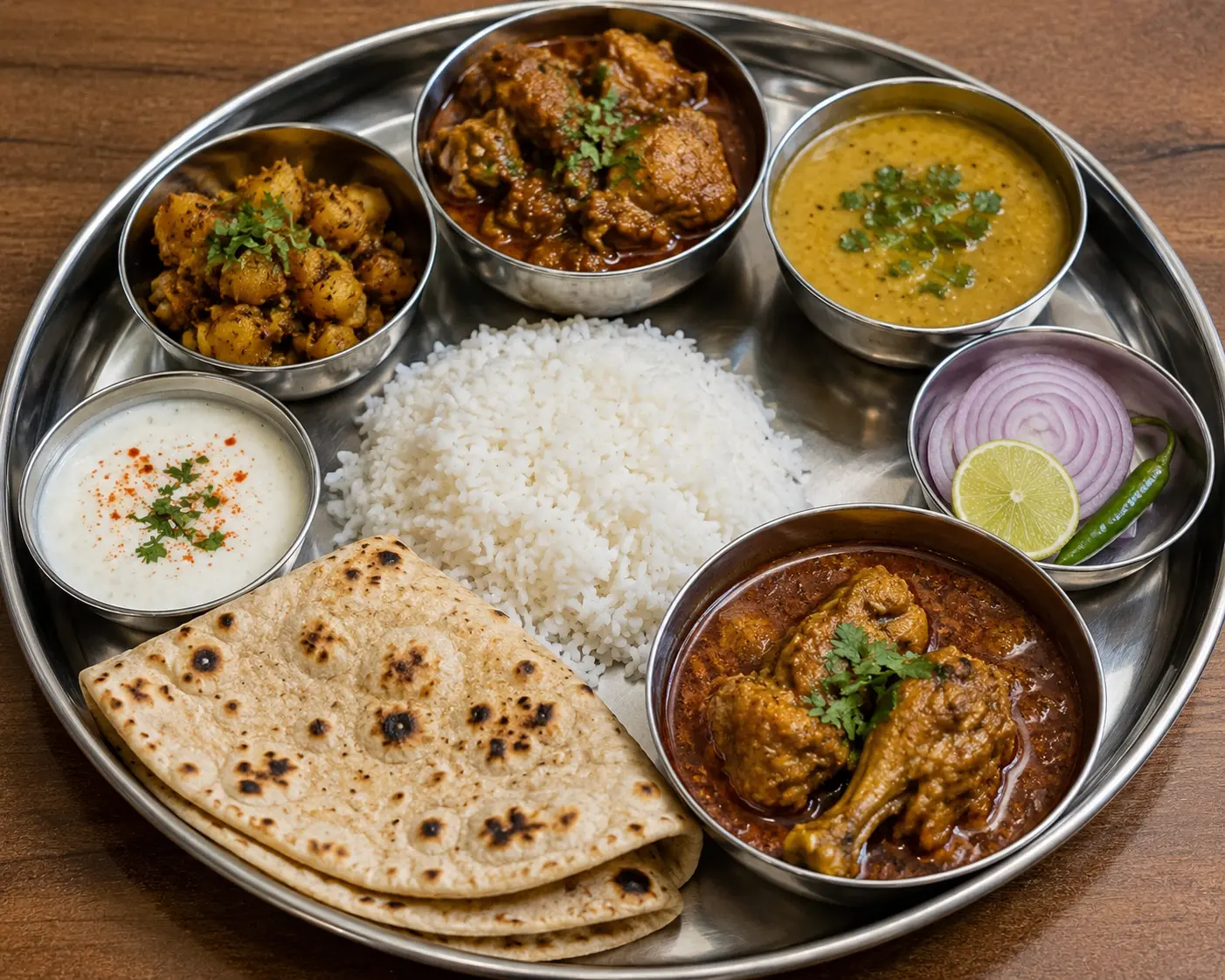 Chicken Thali