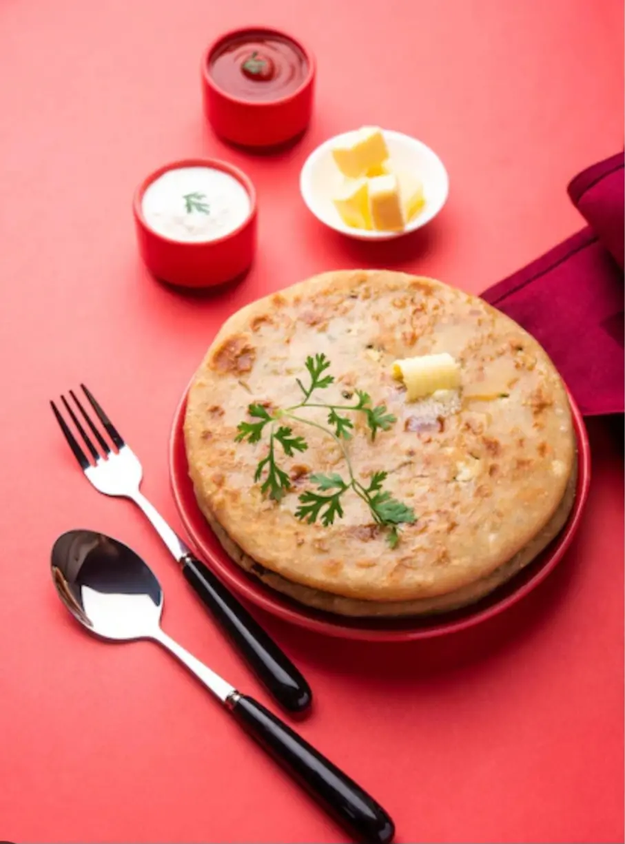 Paneer paratha