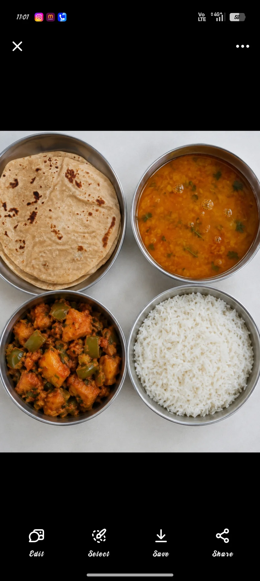 veg thali