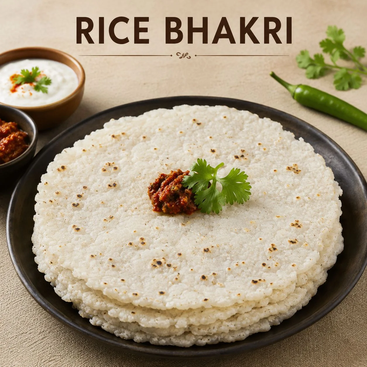 Rice Bhakri