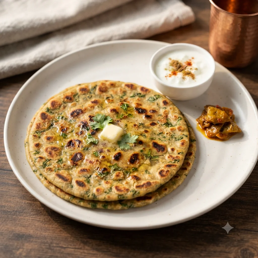 methi paratha