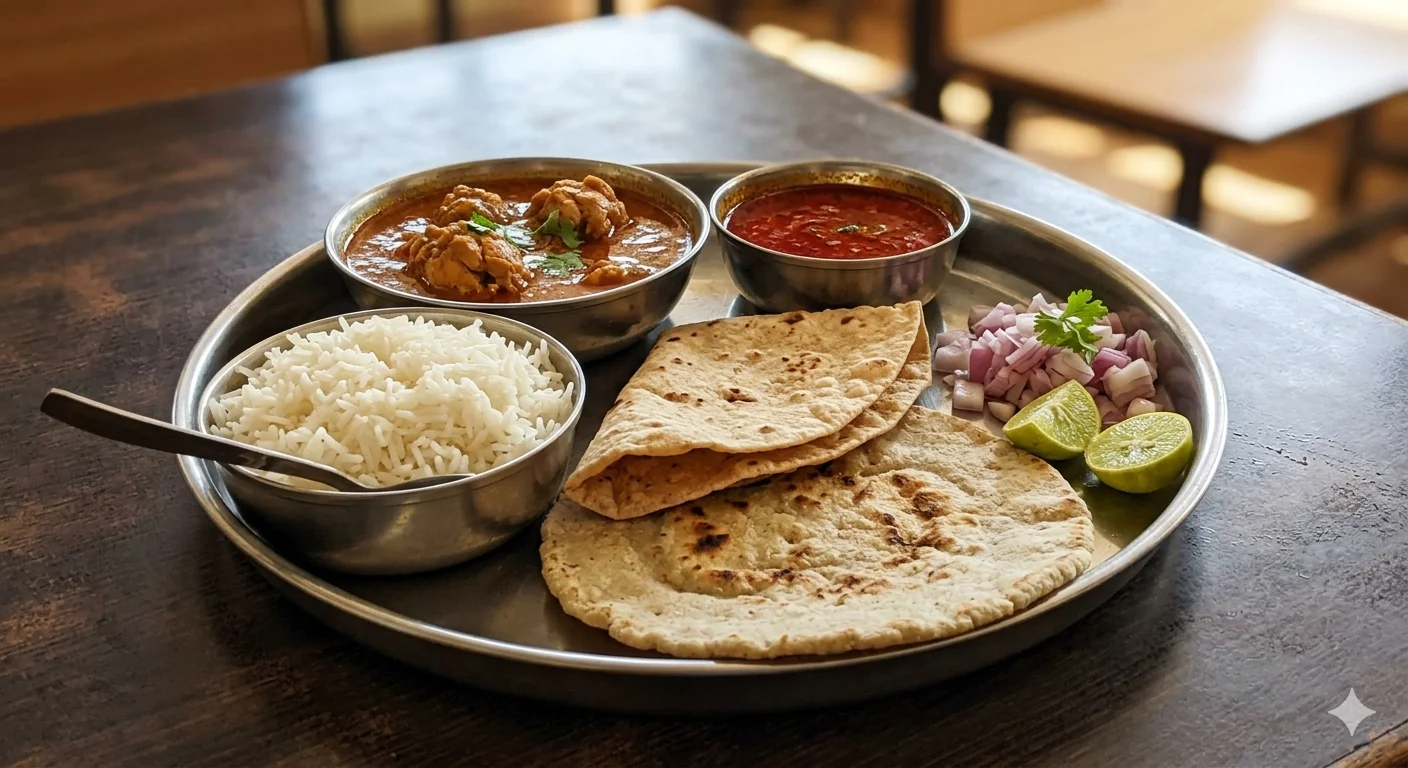 chicken thali