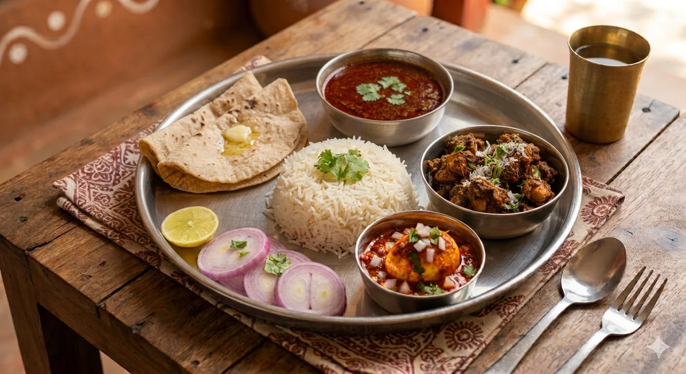 special chicken Thali