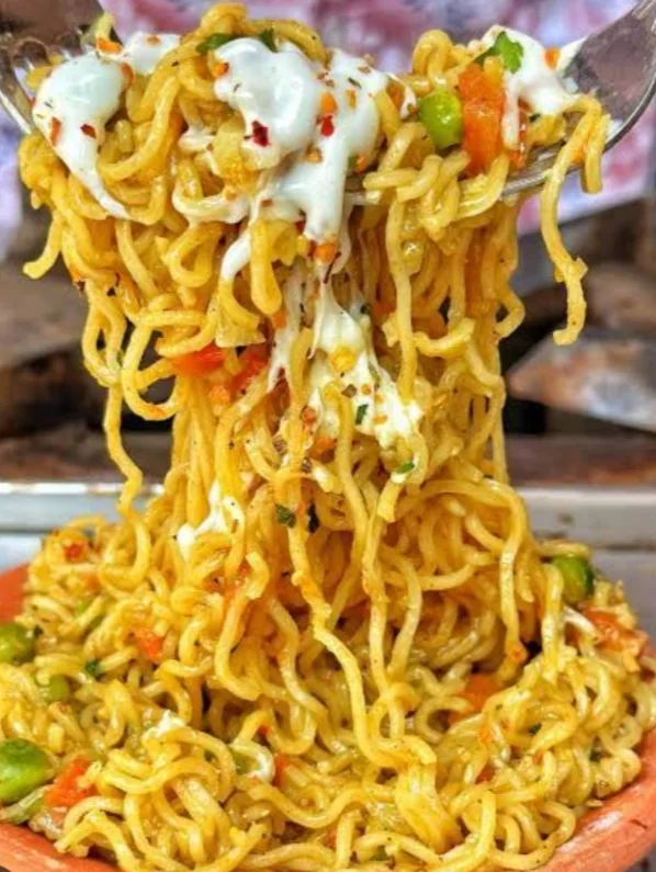 cheesy msala atta noodles