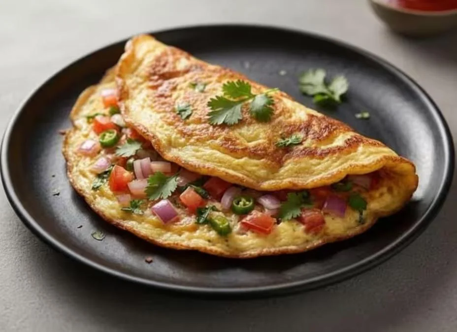 Onion Tomato Omelette