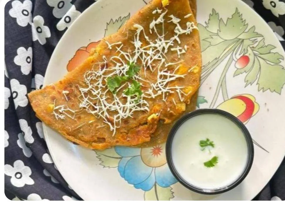 Cheese Paneer Paratha