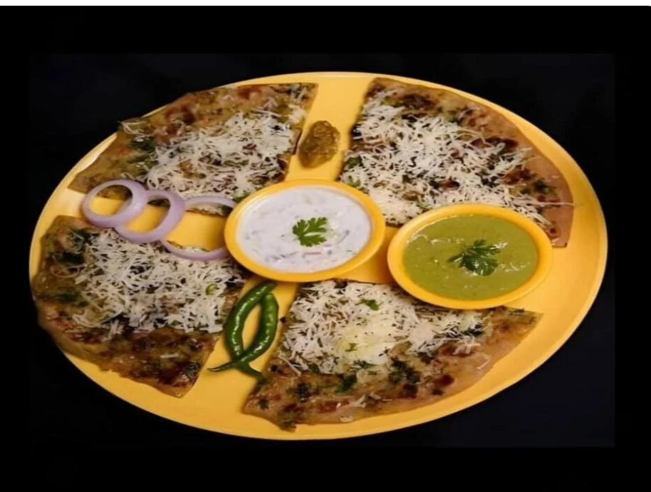 Cheese Aloo Gobi Paratha