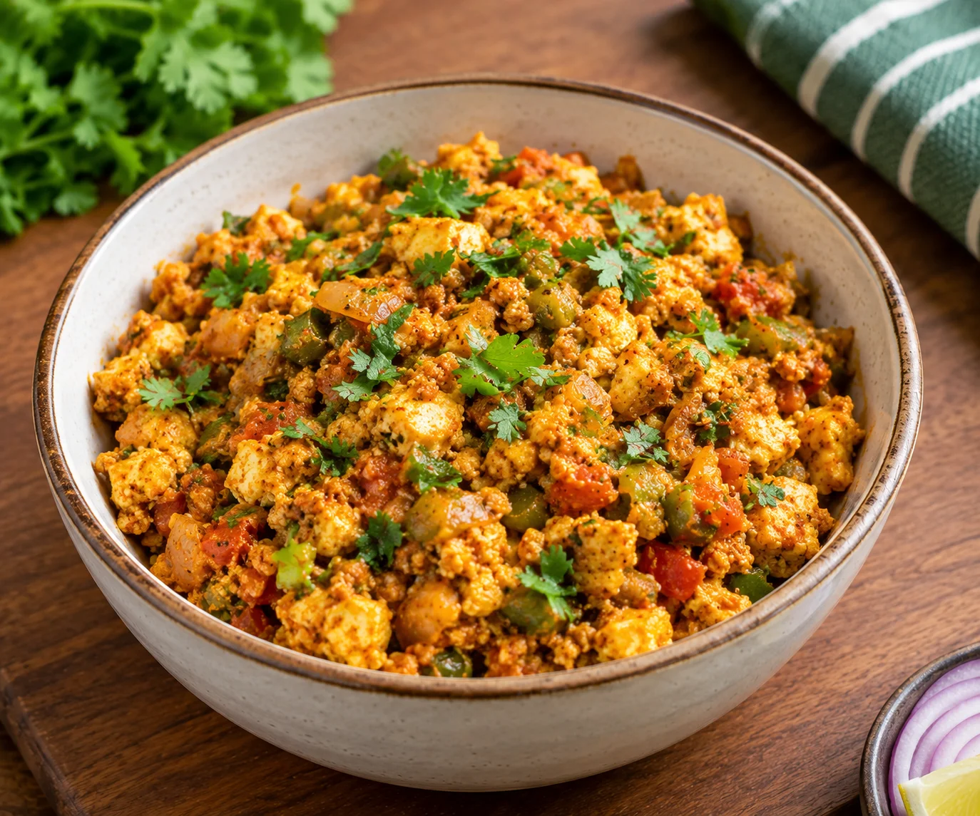 Paneer Bhurji Bowl