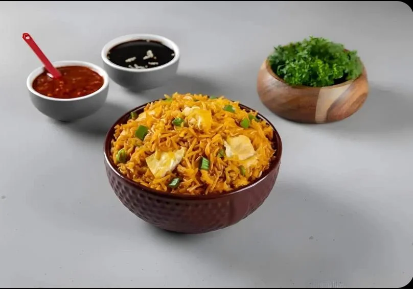 Double Egg Rice with omlette