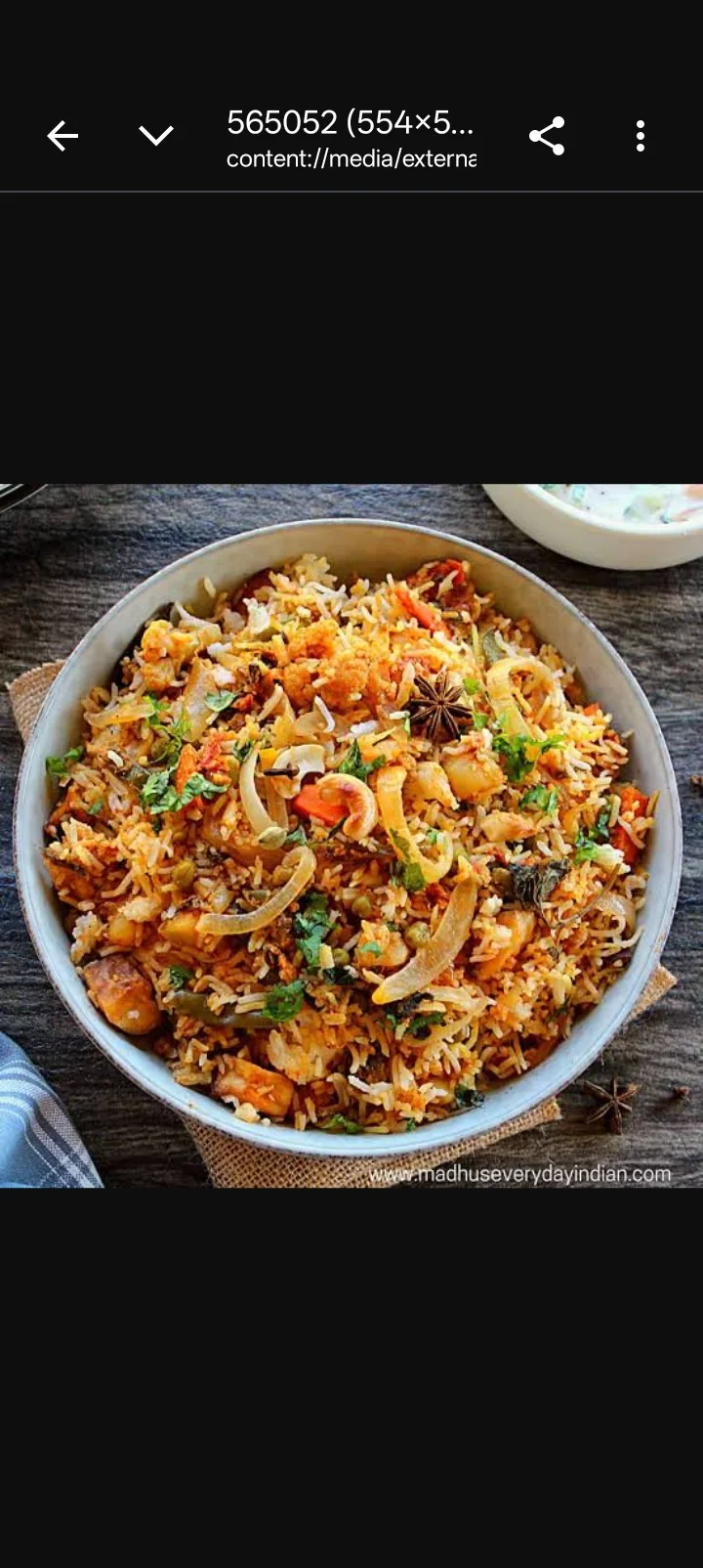 veg biryani