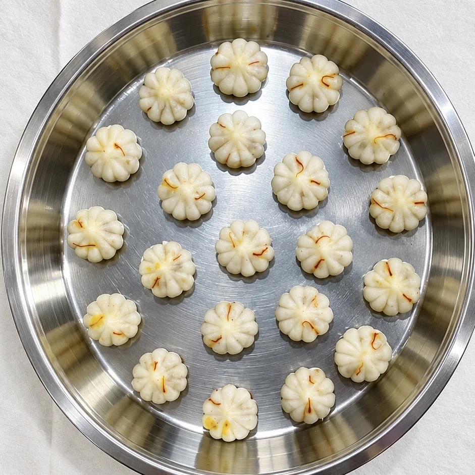 Steam Kesar Modak
