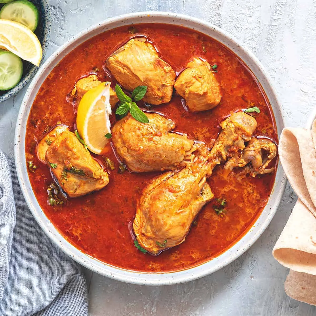 homemade chicken curry