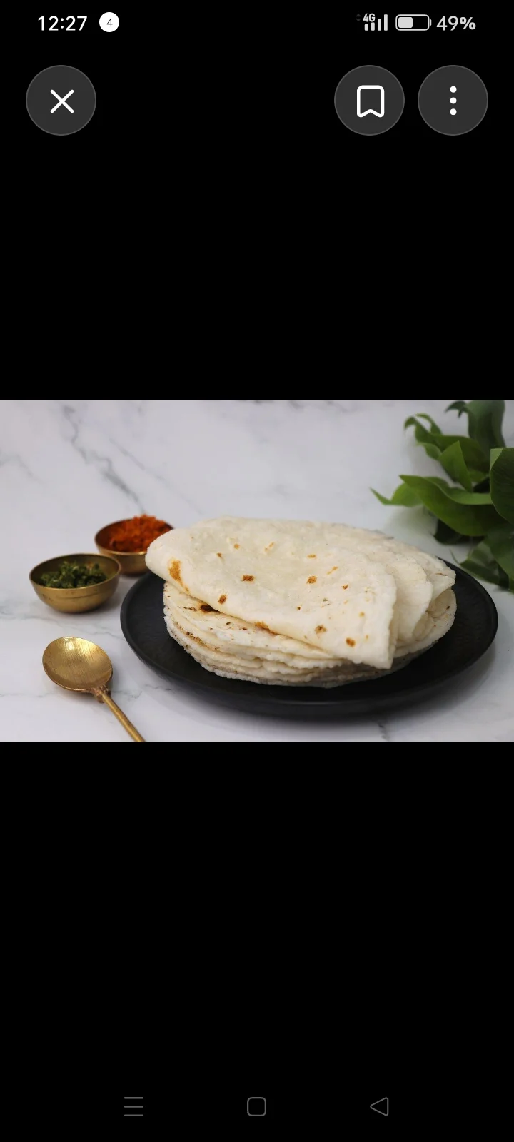 homemade tandalachi bhakari