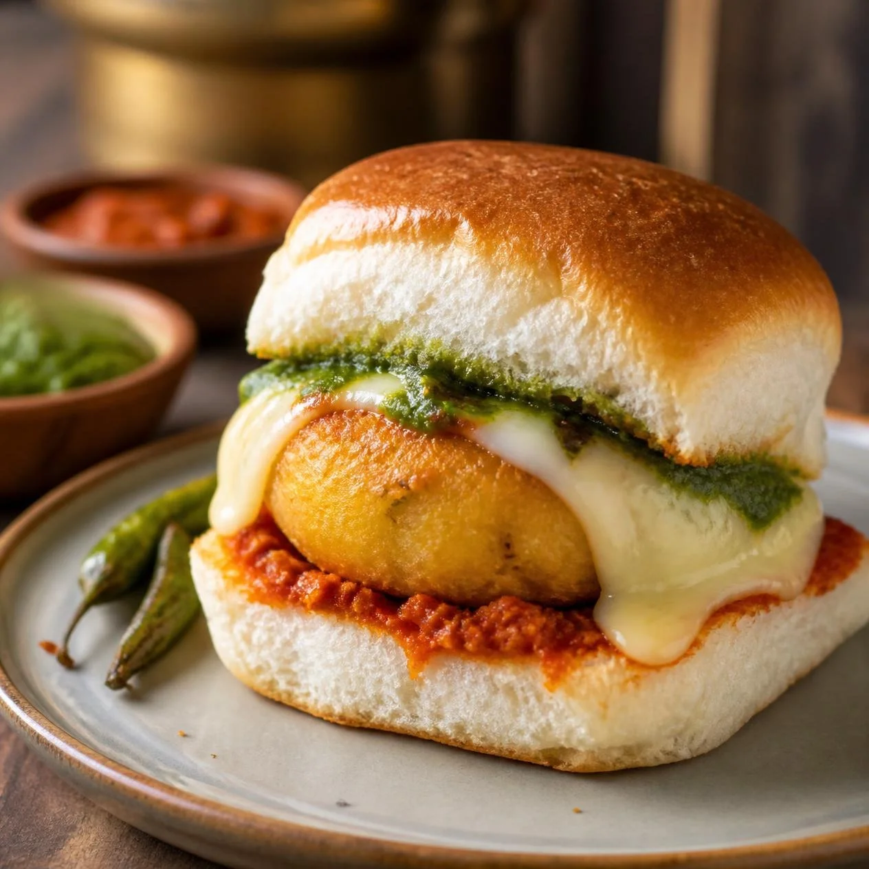 crispy vada pav