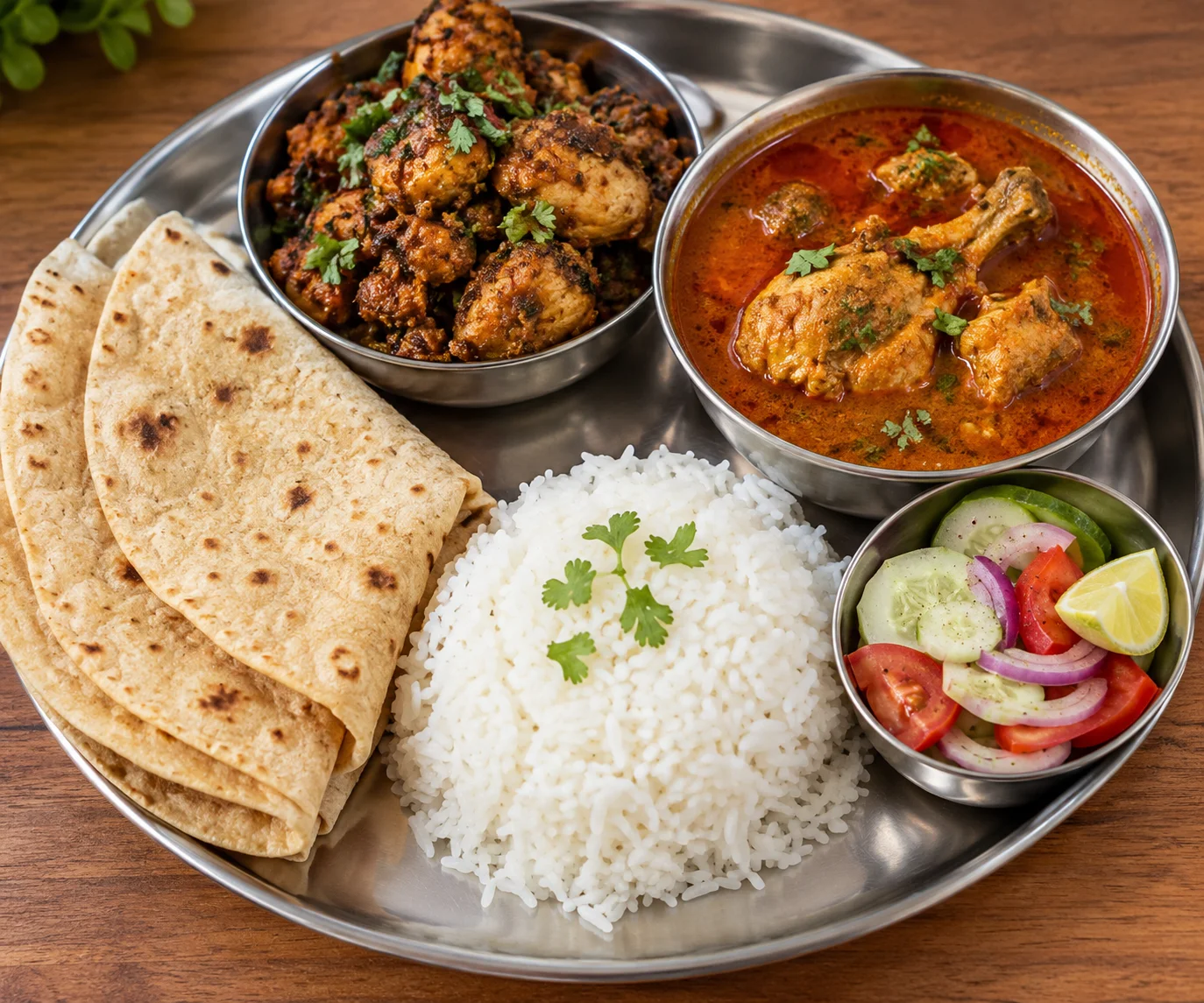 chicken thali