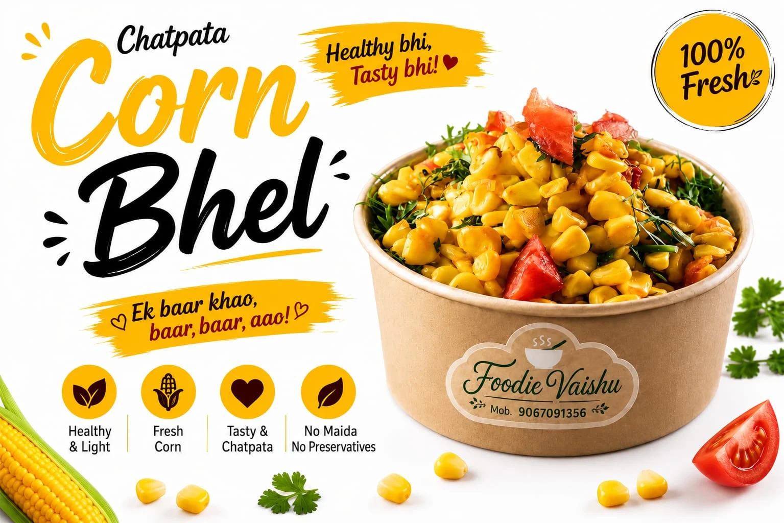 Corn Bhel