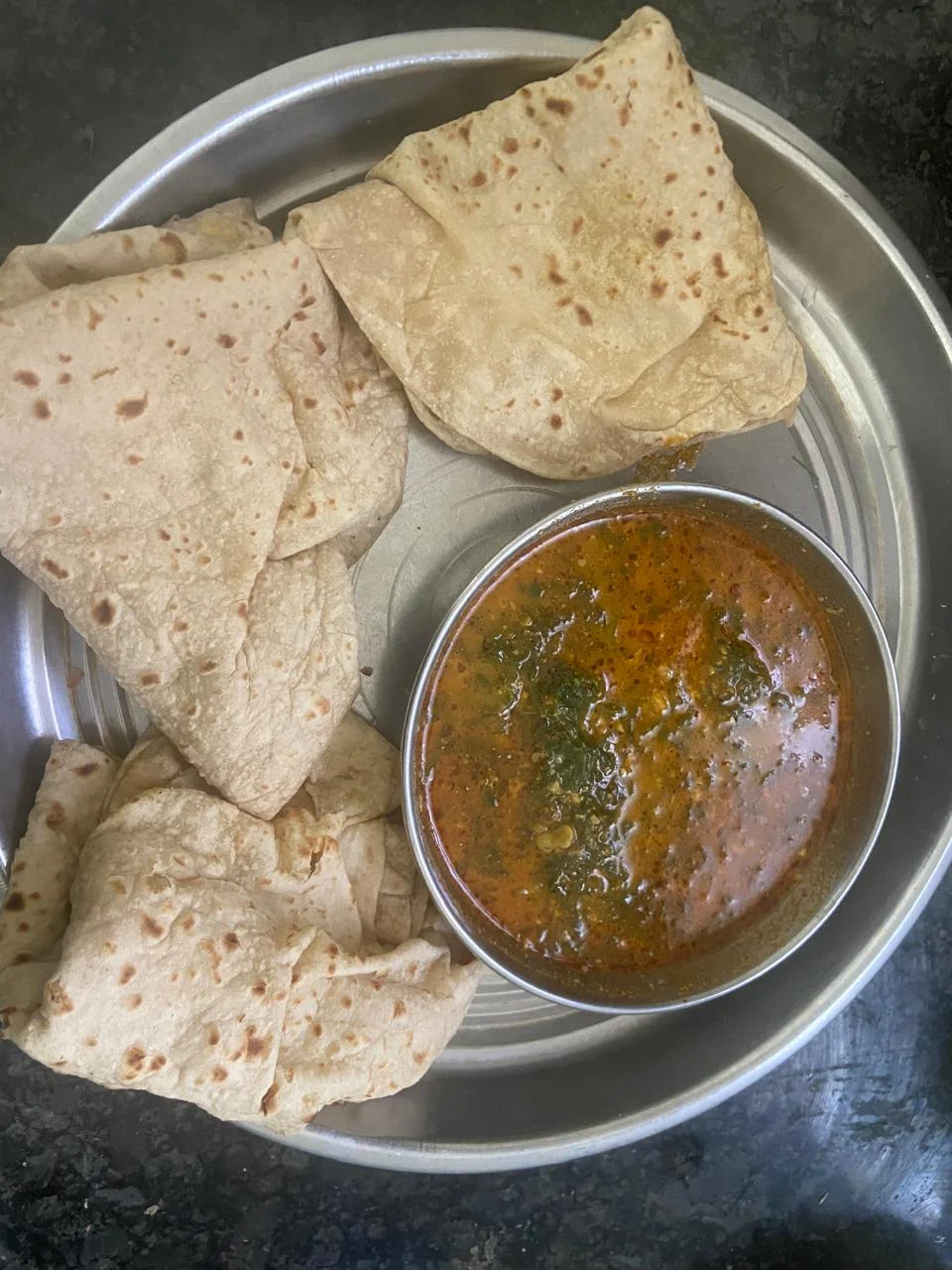 shevpalak bhaji poli