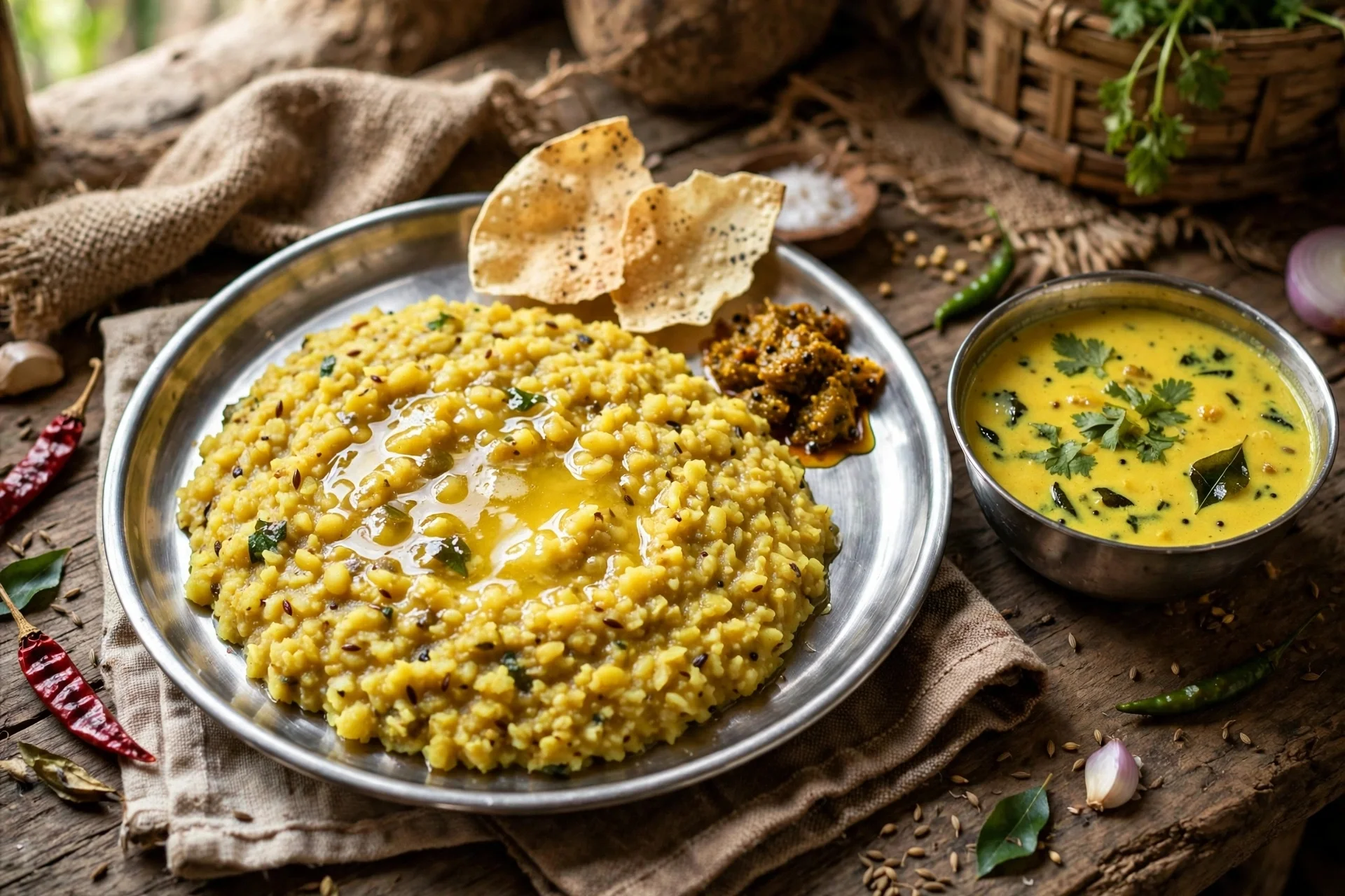 khandeshi kaddhi khichadi