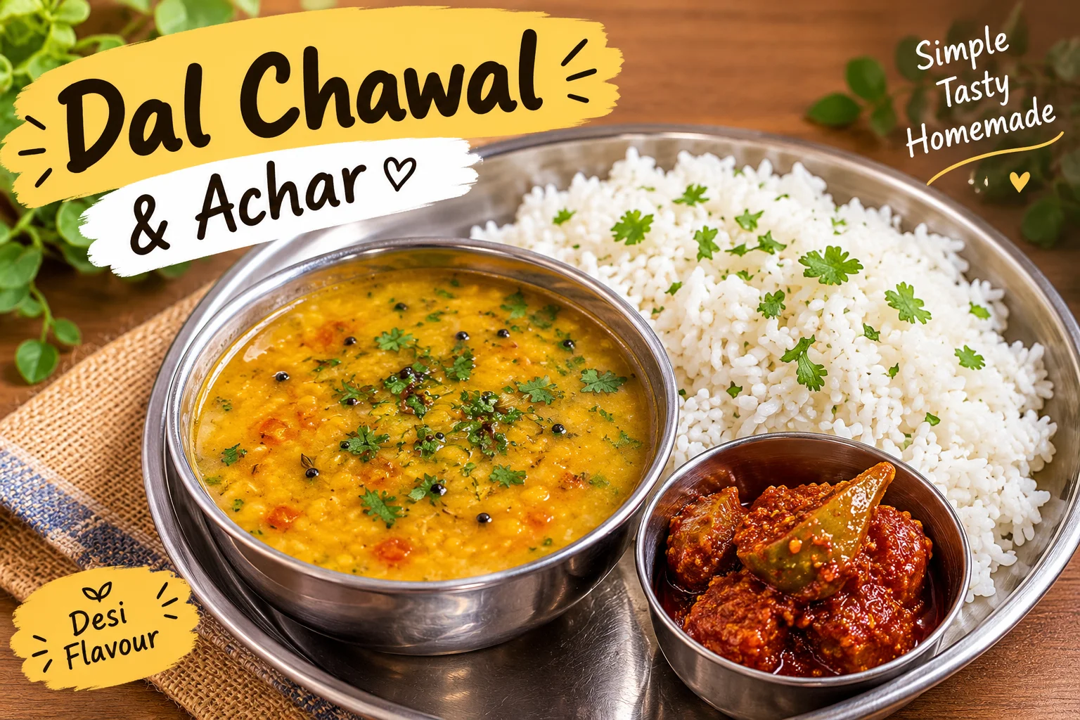 dal chaval aor achar
