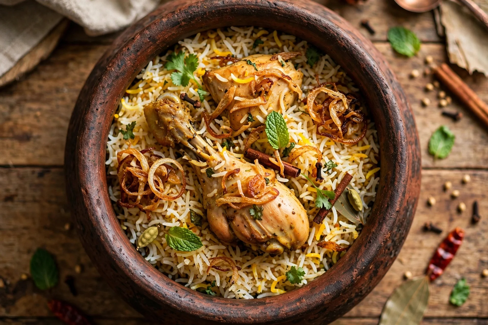 chicken dum biryani