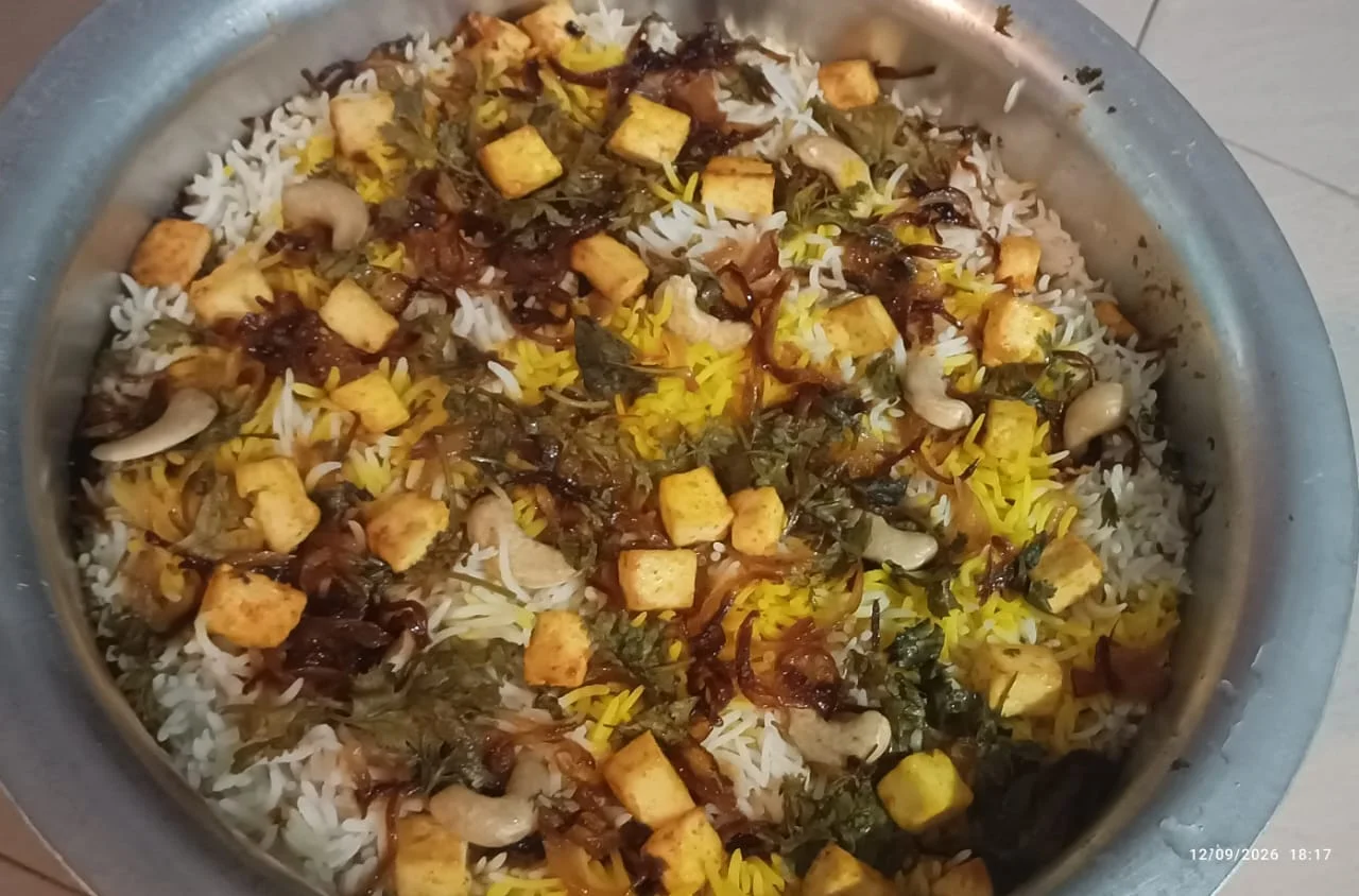 vegpaneer briyani