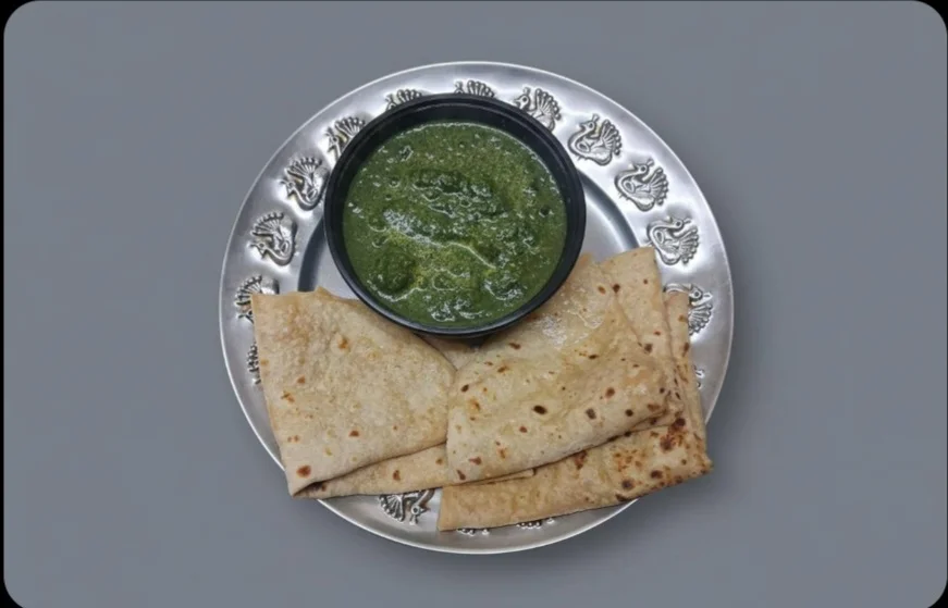 Palak Paneer With Chapati