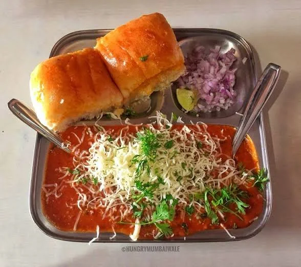 cheese pav bhaji