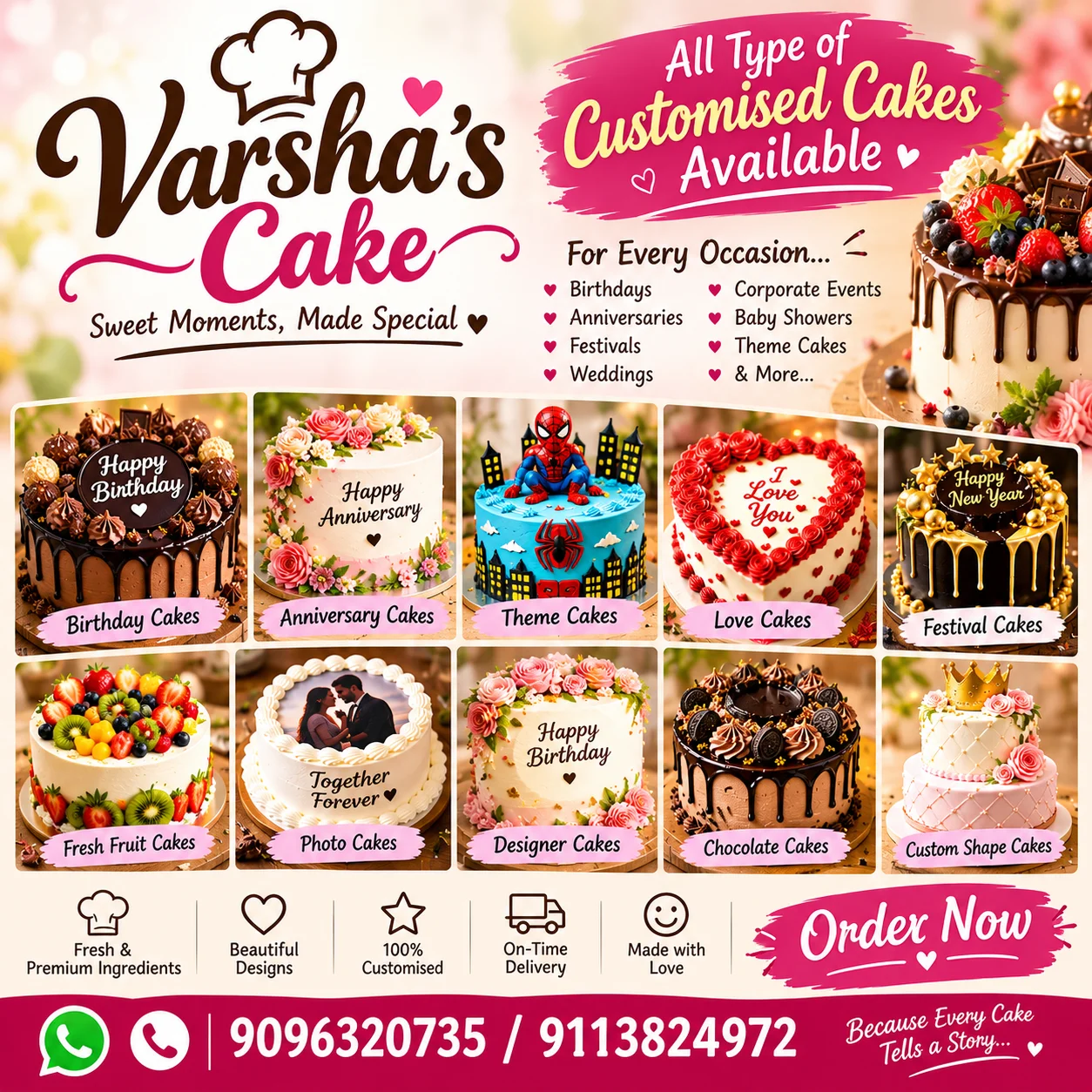 Varsha's cake Gallery